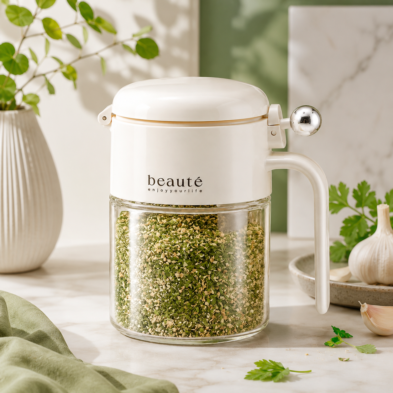 Seasoning Jar With Spoon