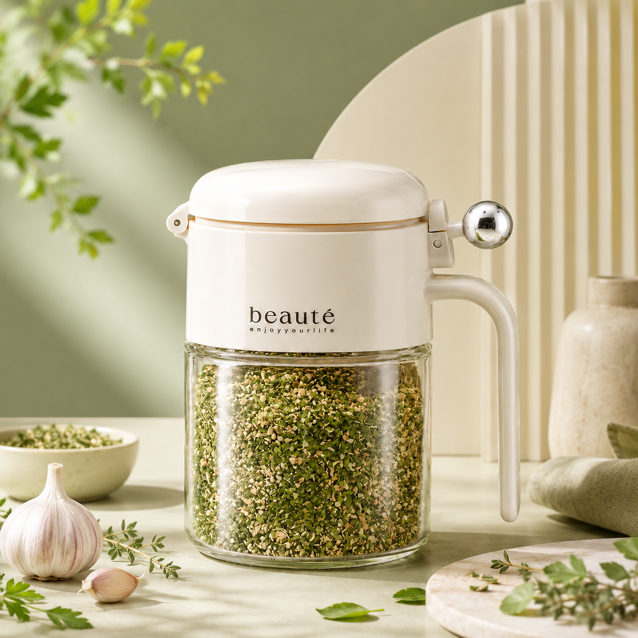 Seasoning Jar With Spoon