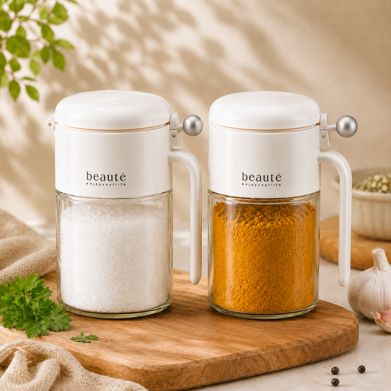 Seasoning Jar With Spoon